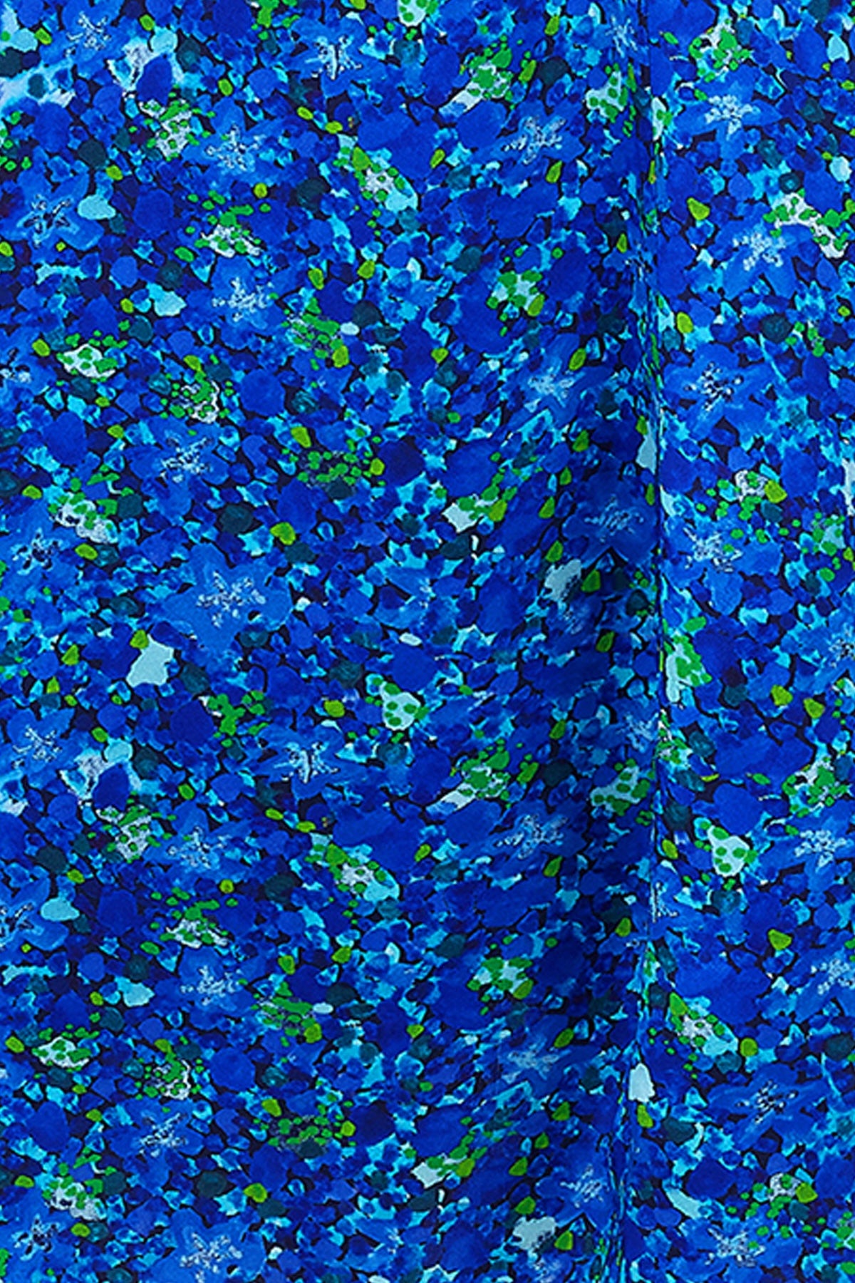 aqua flora silk satin swatch