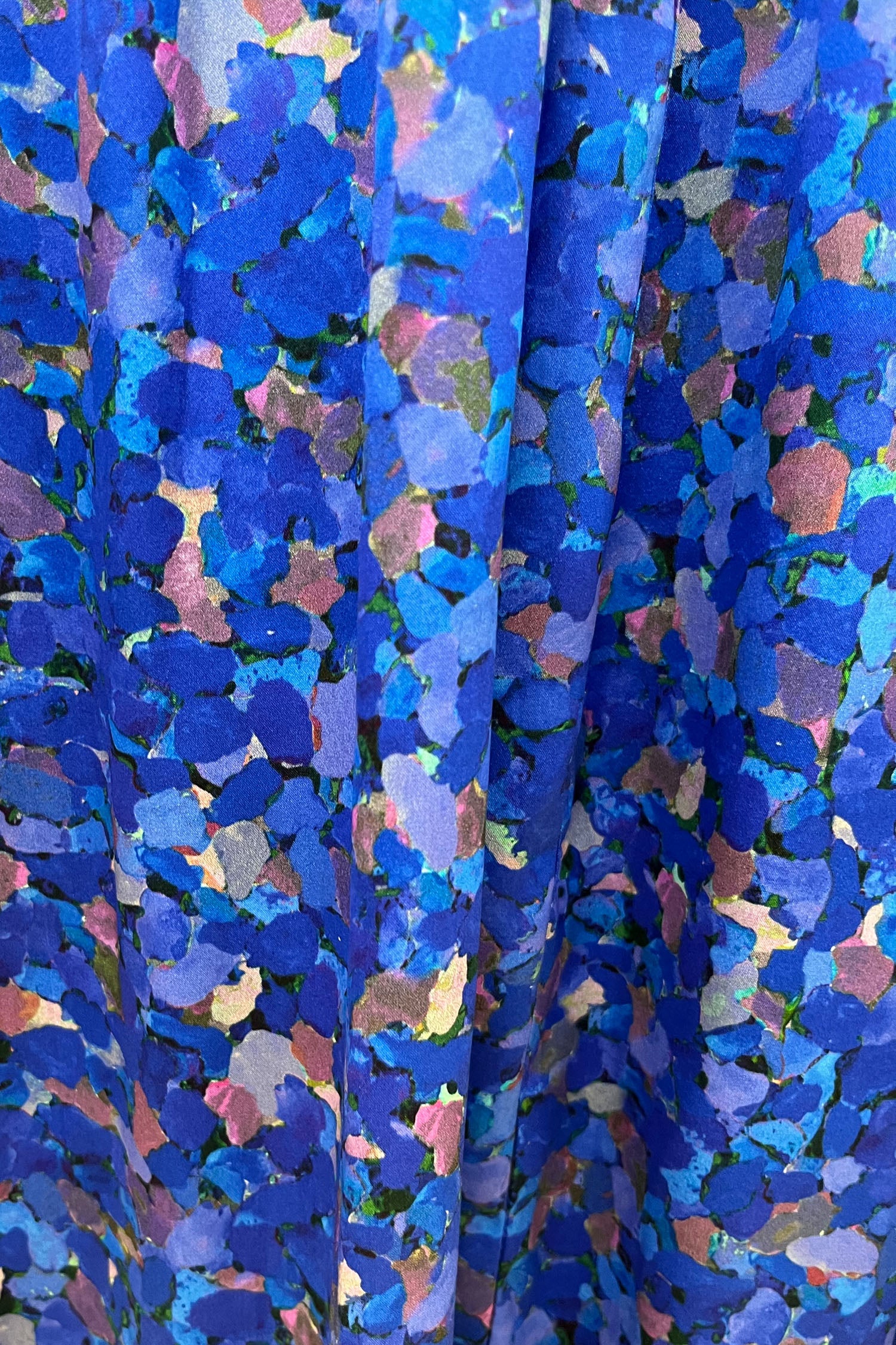 celestial petals silk satin swatch