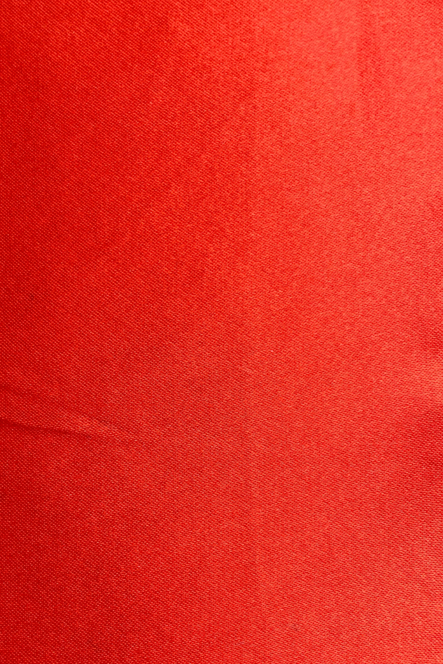 Orange Silk Satin