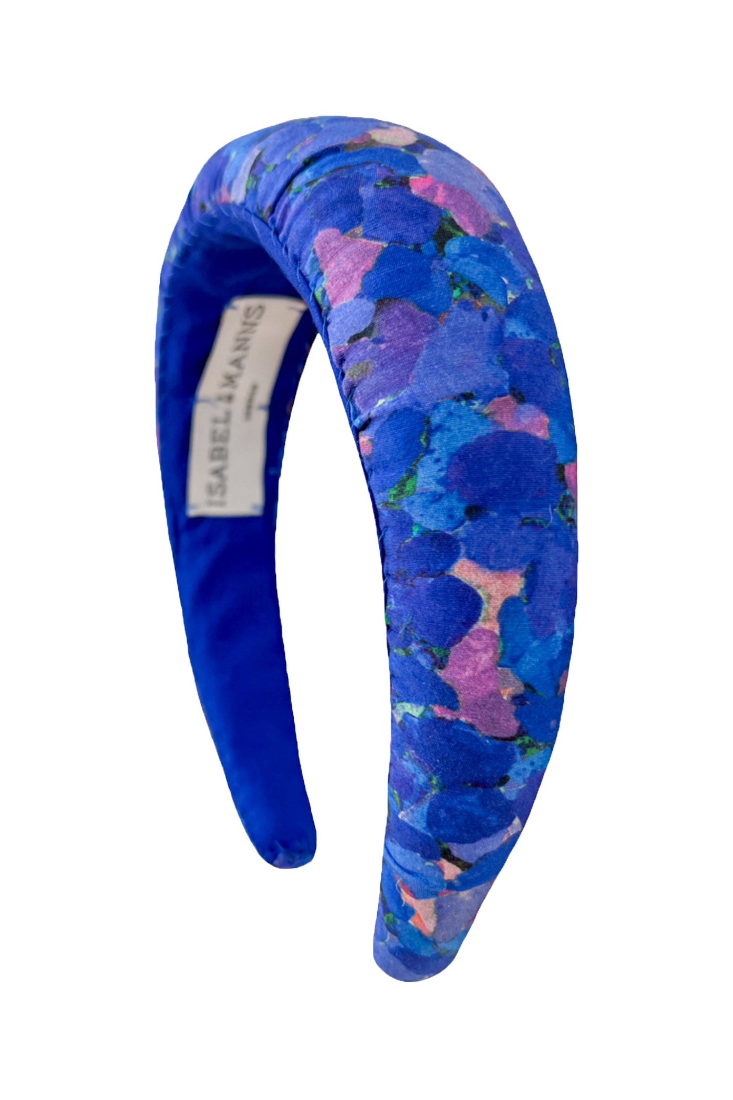 hand-stitched stylish silk bamboo printed headband sustainably made in the UK