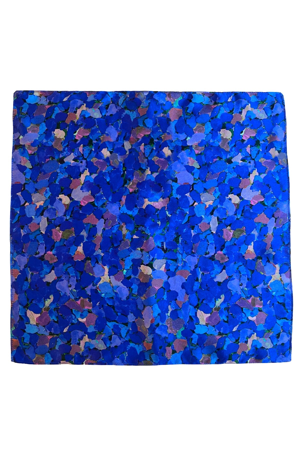 celestial petals silk satin pocket square