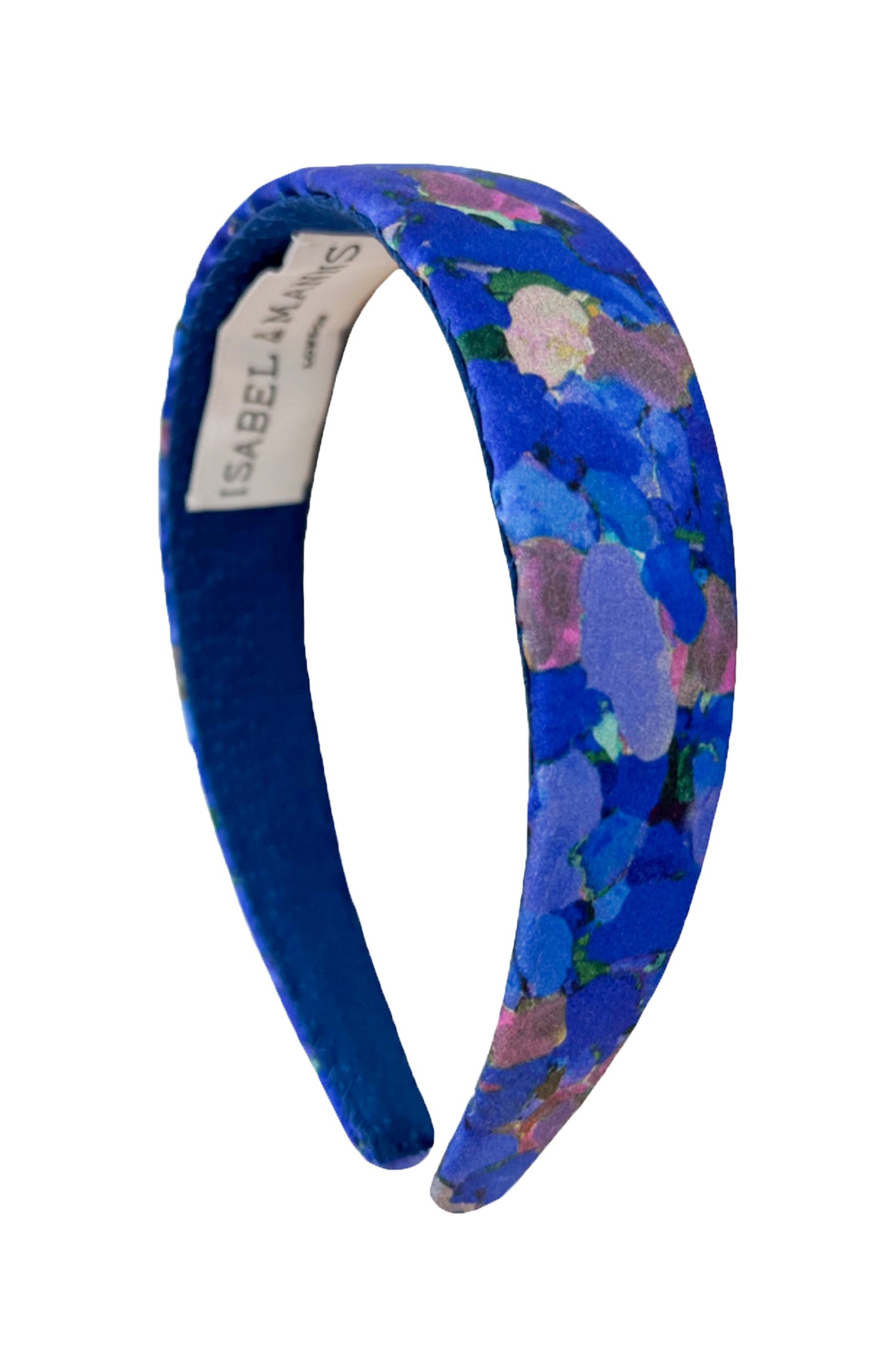 cut out image of celestial petals silk printed hand-made headband