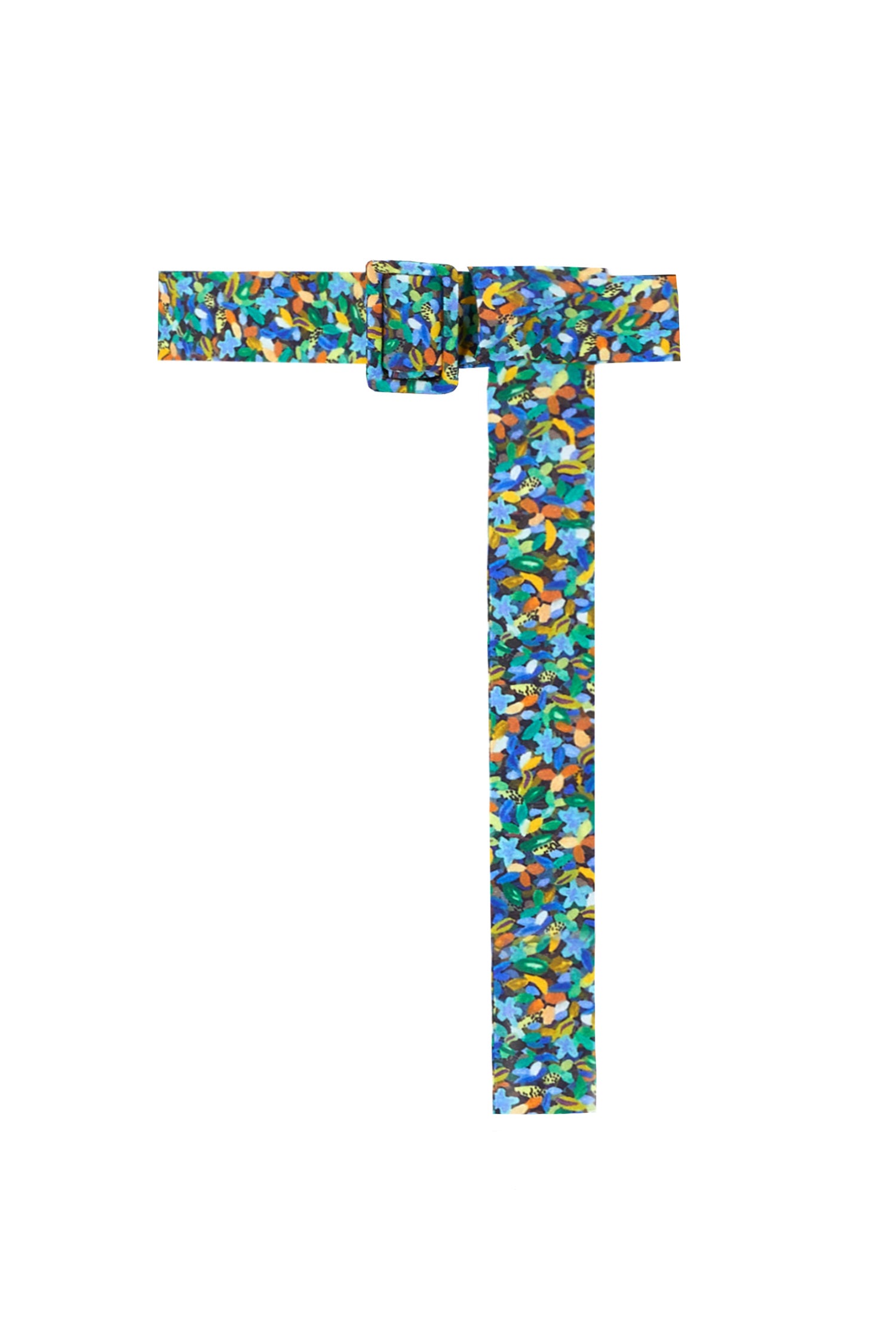 Our adjustable and detachable Eden's Wildlife silk bamboo fabric covered belt.