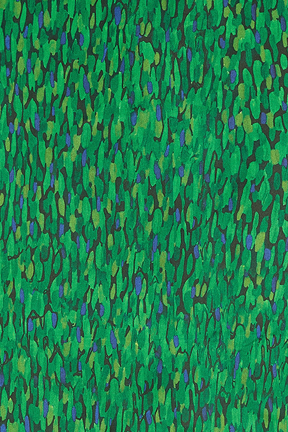 flecked emerald silk satin swatch