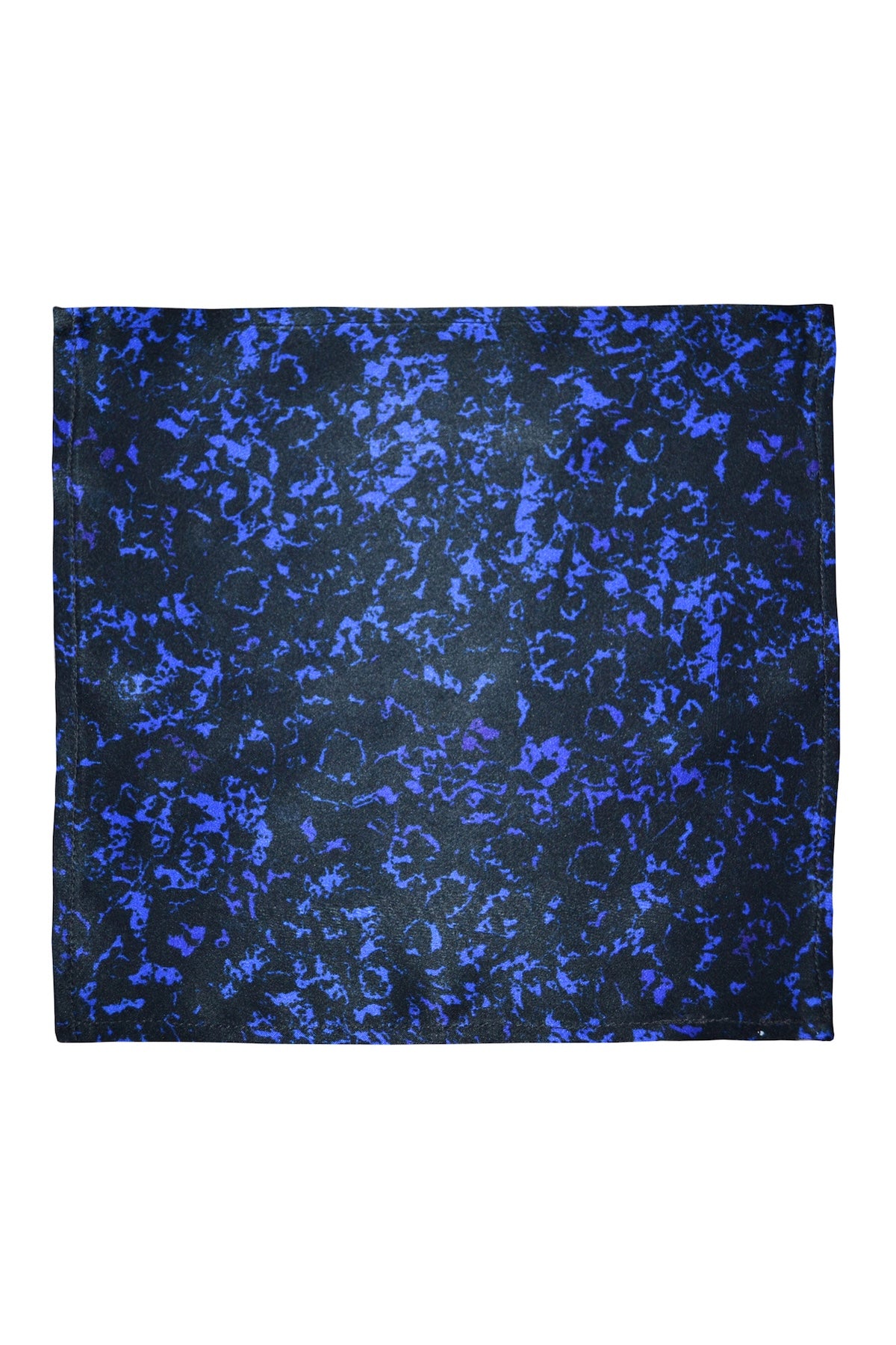 floral camo silk satin pocket square