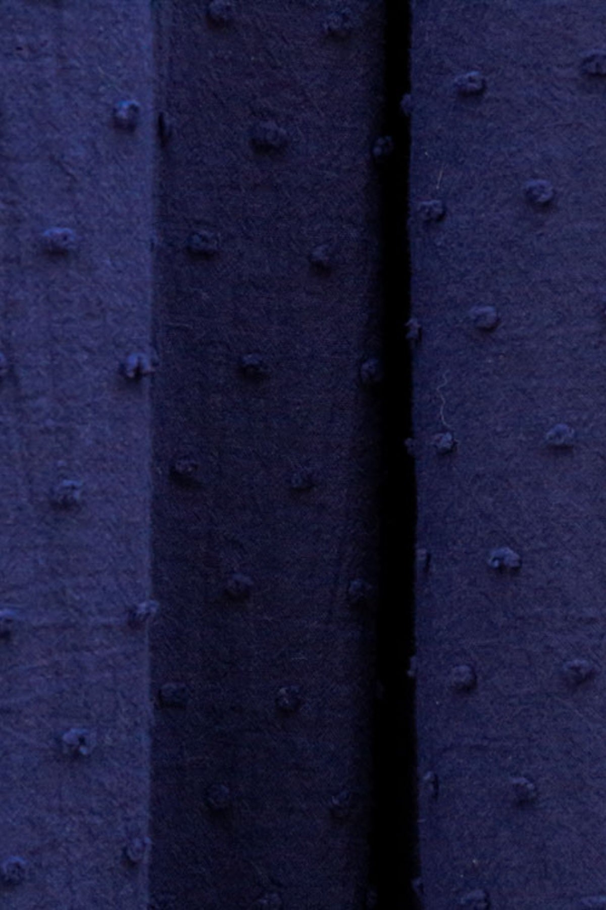 navy dotted cotton swatch