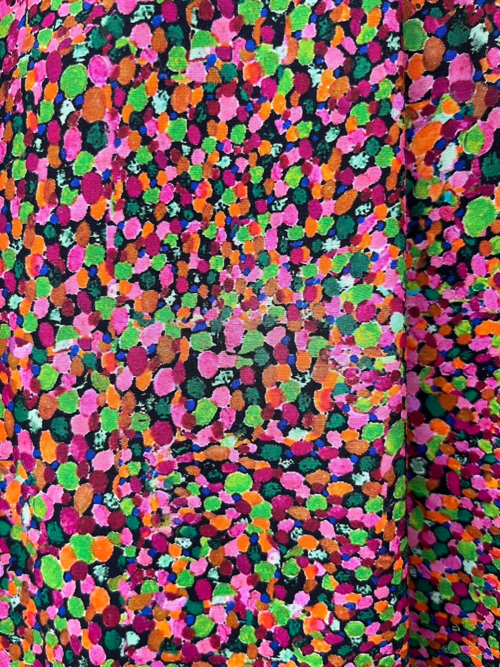 neon light silk bamboo swatch
