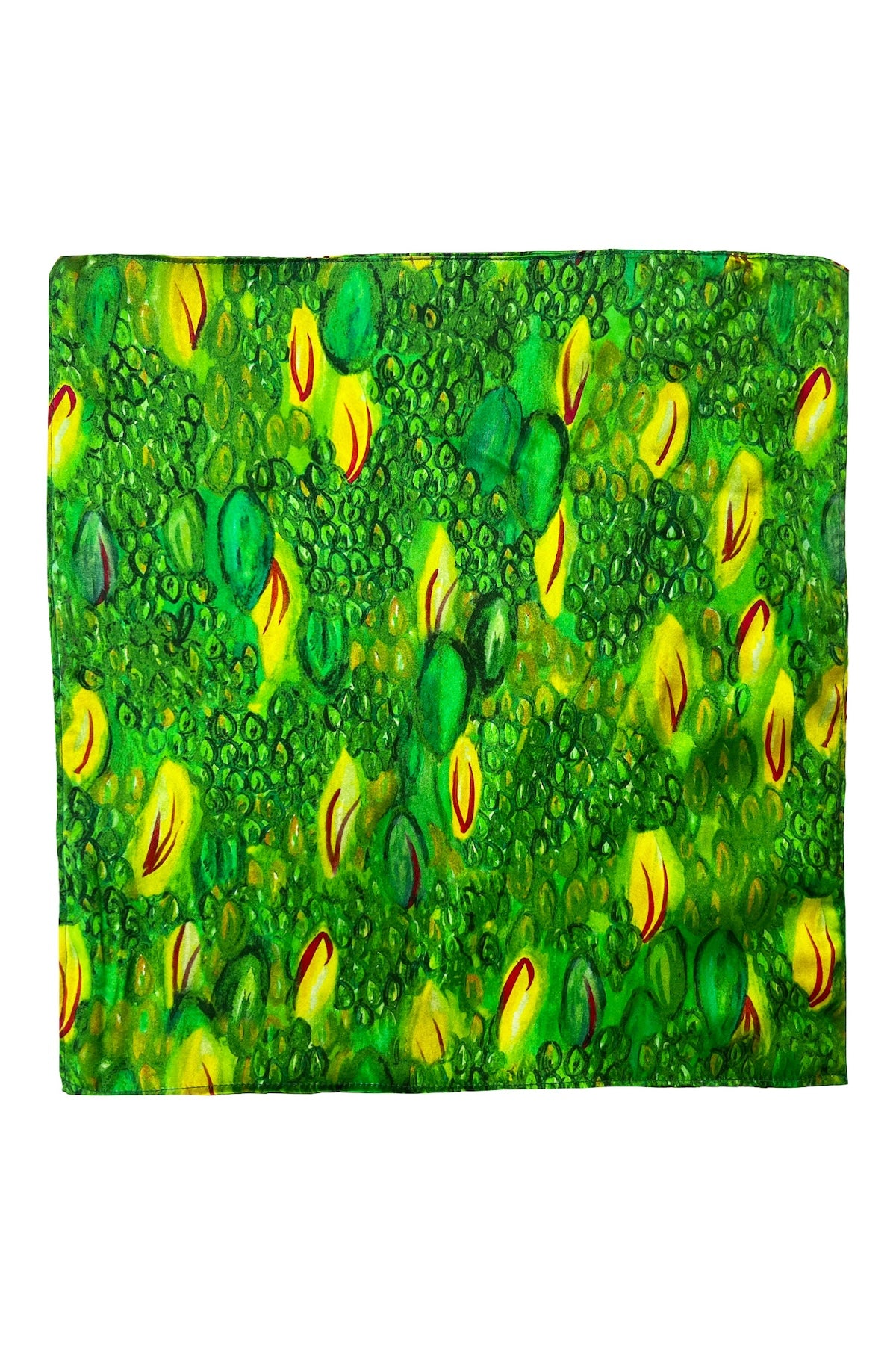 pond life silk satin pocket square
