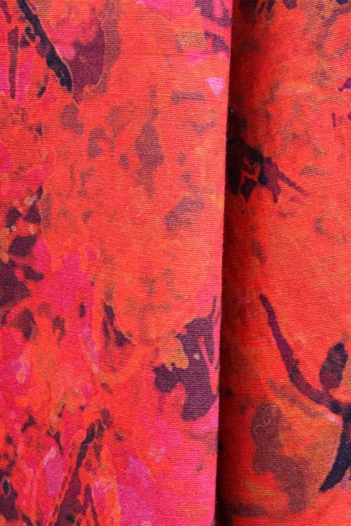 sunset meadow cotton swatch