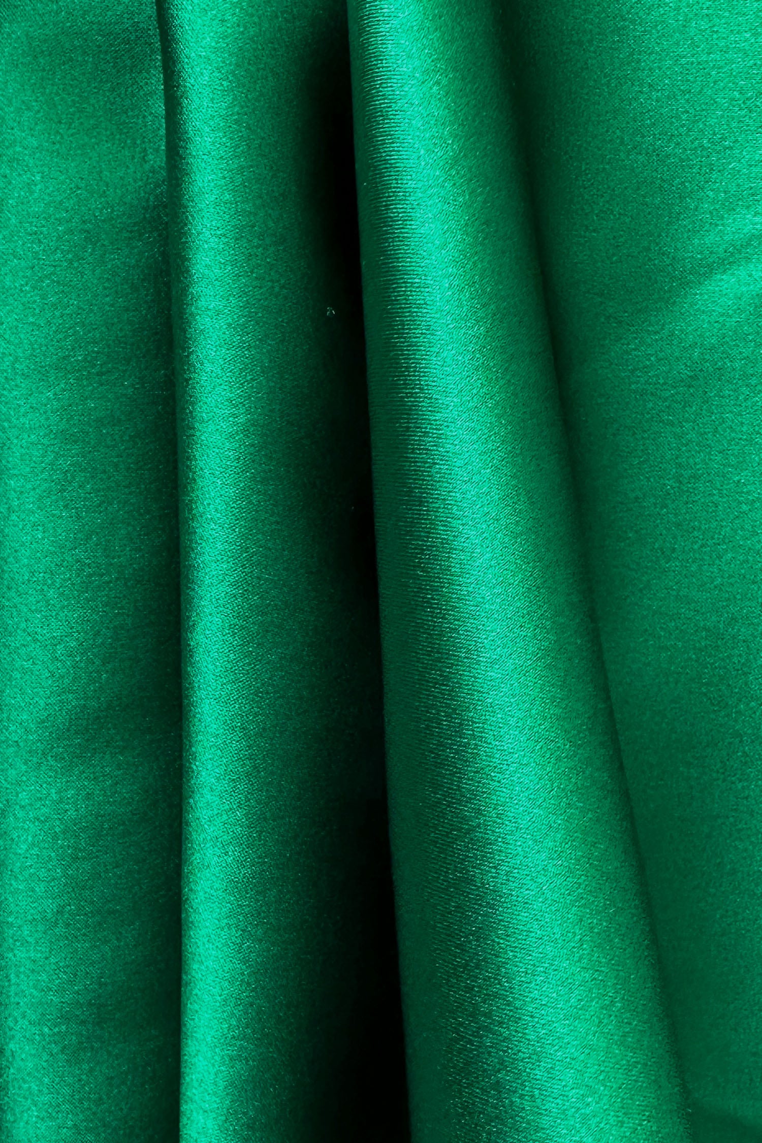 emerald silk satin swatch