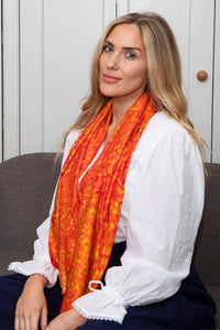 Pixelated Afterglow Scarf | Isabel Manns