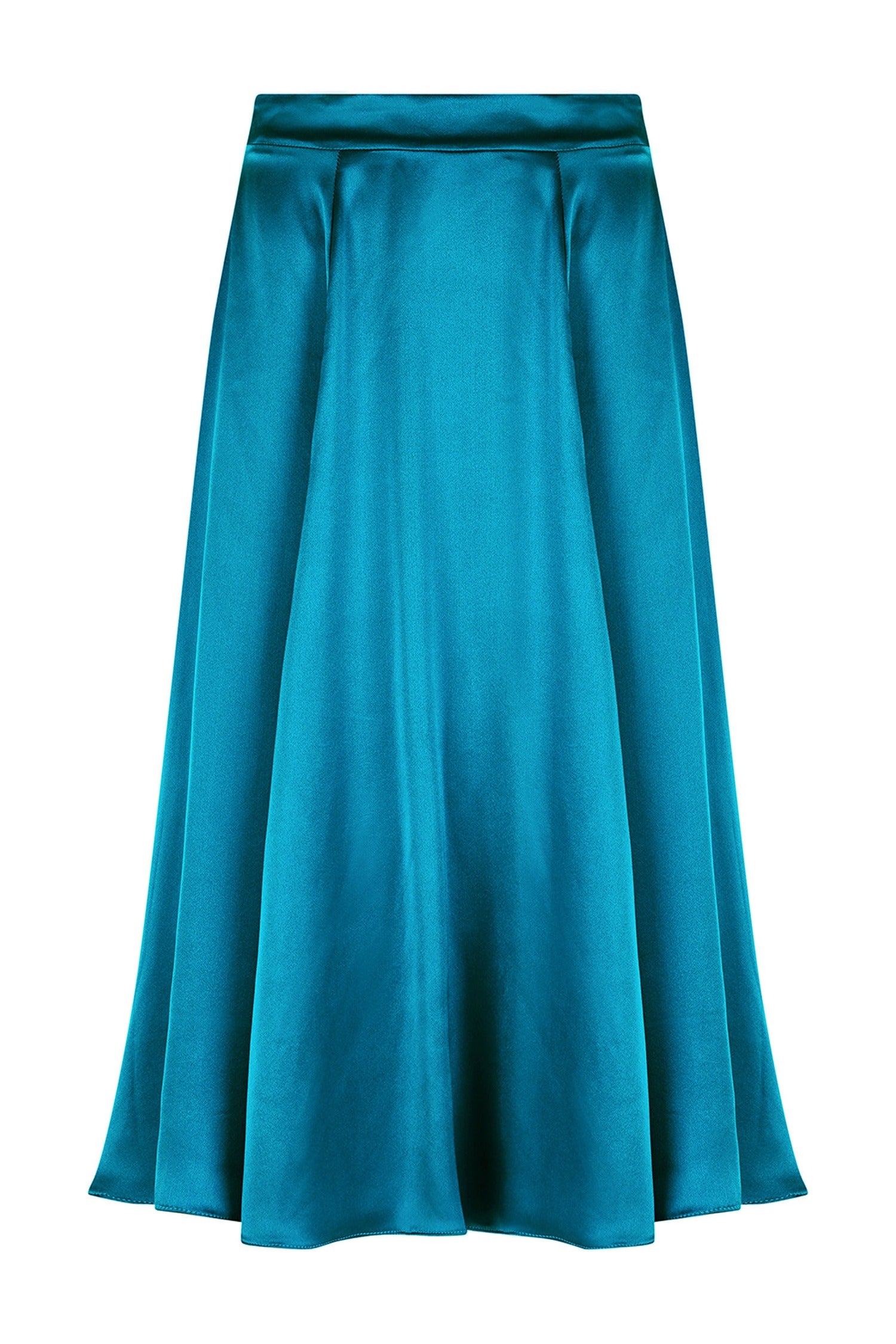 REVERSIBLE Cecilia Skirt - Blue Admiral/Teal | Isabel Manns