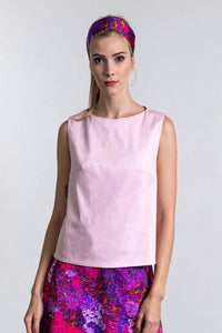 REVERSIBLE Olivia Top - Painter Pink Palette | Isabel Manns