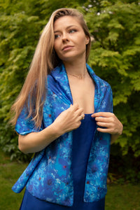 Elegant Silk Scarfs made from surplus fabric sustainably made in London