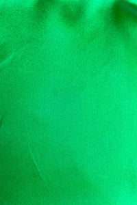 Bright Green Silk Satin