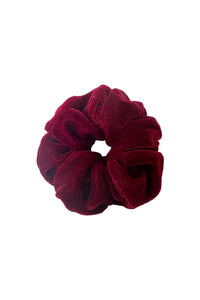 Burgundy Velvet Headband and Scrunchie Gift Box