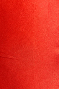 Orange Silk Satin