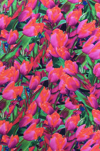 tulips swatch silk bamboo