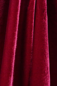 burgundy velvet swatch