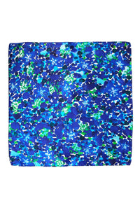dazzled flora silk satin pocket square