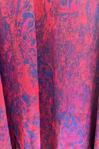 fire ocean silk satin swatch