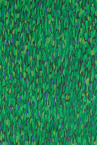 flecked emerald silk satin swatch