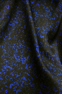 floral camo silk satin swatch