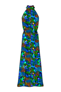 Silk Bamboo_Floral Fantasia_Sleeveless_Full length