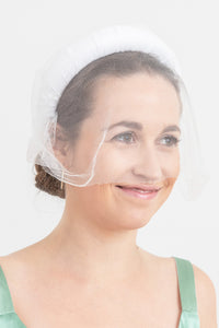 Bridal Veiled Padded Headband