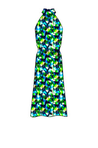 Silk Bamboo_Miami Splash_Sleeveless_Midi length