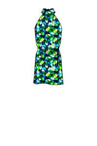 Silk Bamboo_Miami Splash_Sleeveless_Short length