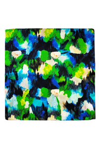 miami splash silk satin pocket square
