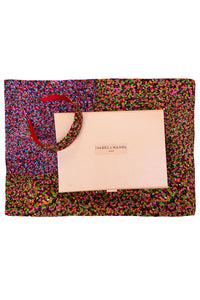REVERSIBLE Violet Dream/Neon Light Scarf & Headband Small Gift Box