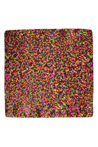 neon light silk satin pocket square