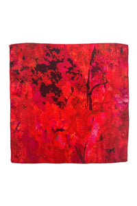 sunset meadow satin pocket square