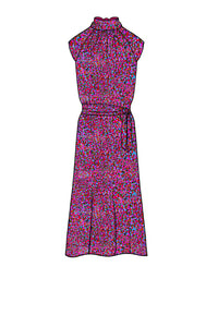 Silk Bamboo_Violet Dream_Cap sleeve_Midi length