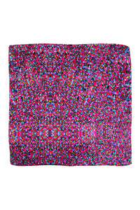 violet dream silk satin pocket square