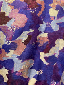 swatch of violet marinace silk cotton
