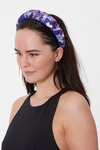 Violet Marinace Silk Padded Headband