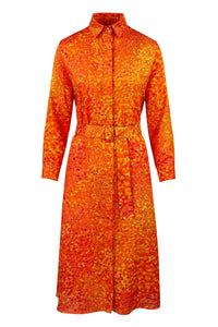 Siena Shirt Dress - Pixelated Afterglow | Isabel Manns