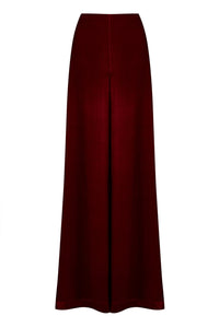 Peggy Velvet Palazzo Pants | Isabel Manns