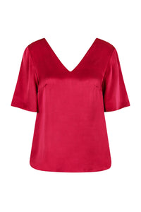 REVERSIBLE Eleanor Top - Sunset Meadow/Fuchsia | Isabel Manns