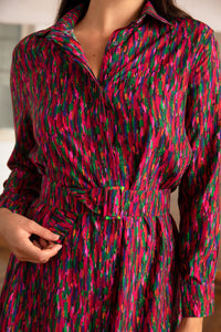 Esme Silk Bamboo Shirt Dress - Floating Vision