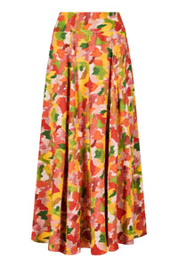 REVERSIBLE Sustainable Lizzy Skirt - Multi Marinace/Terracotta