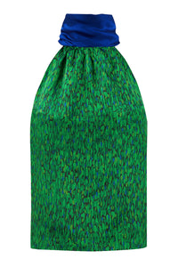 REVERSIBLE Sophie Top - Flecked Emerald/Textured Navy